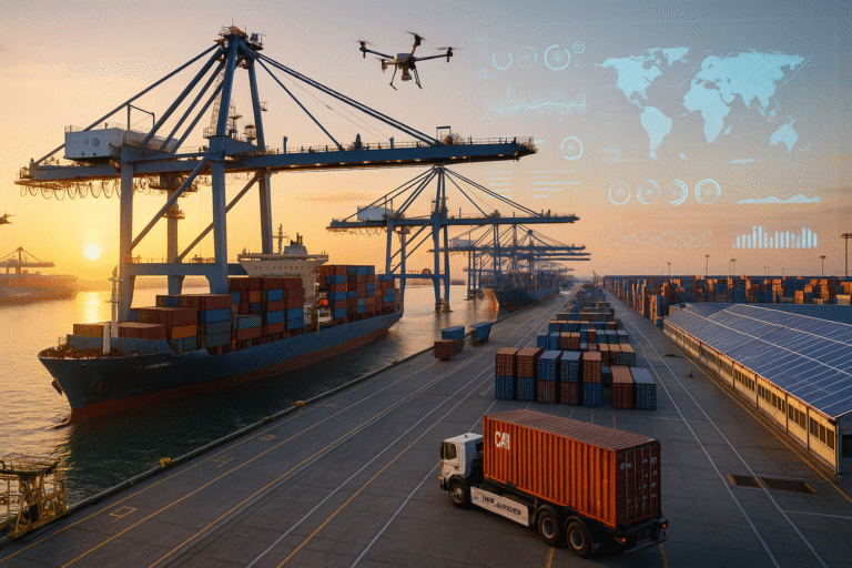 L’industrie portuaire mondiale en 2025 : Résilience, innovation et nouveaux enjeux